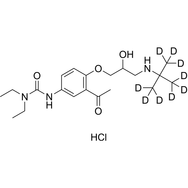 Celiprolol-d9 hydrochloride (REV 5320-d9 hydrochloride) 1215535-20-8